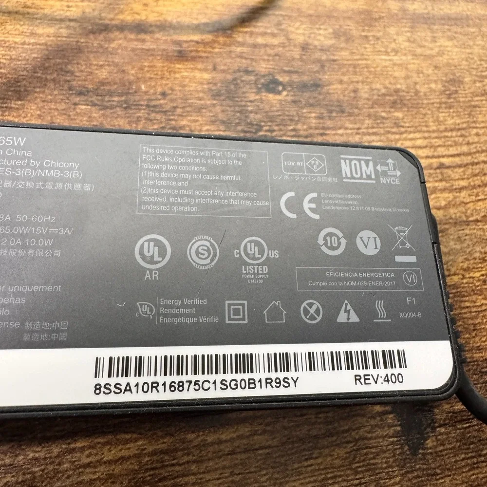 Lenevo ADLX65YCC2D 65W 20V3.25A USB Type-C AC Power Laptop Battery Charger OEM